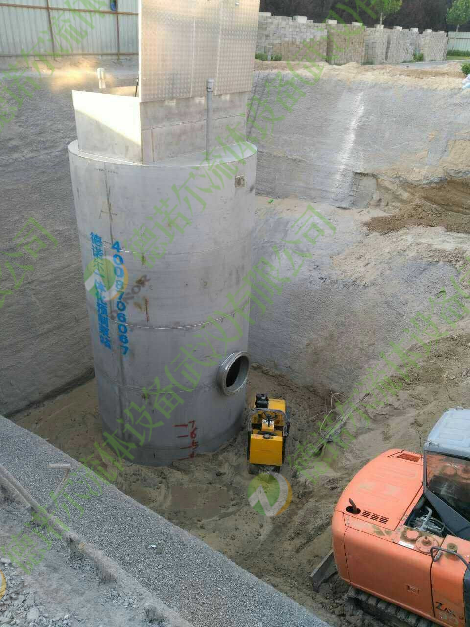 一體化污水預(yù)制泵站項(xiàng)目