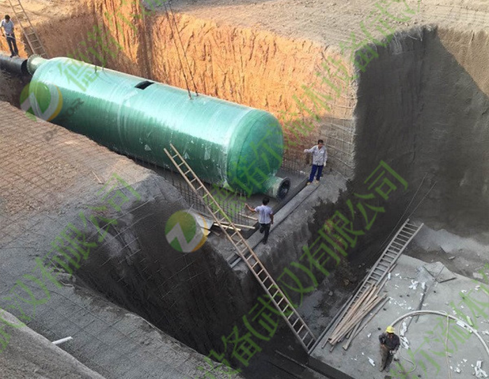 一體化預(yù)制泵站天河機(jī)場現(xiàn)場安裝圖