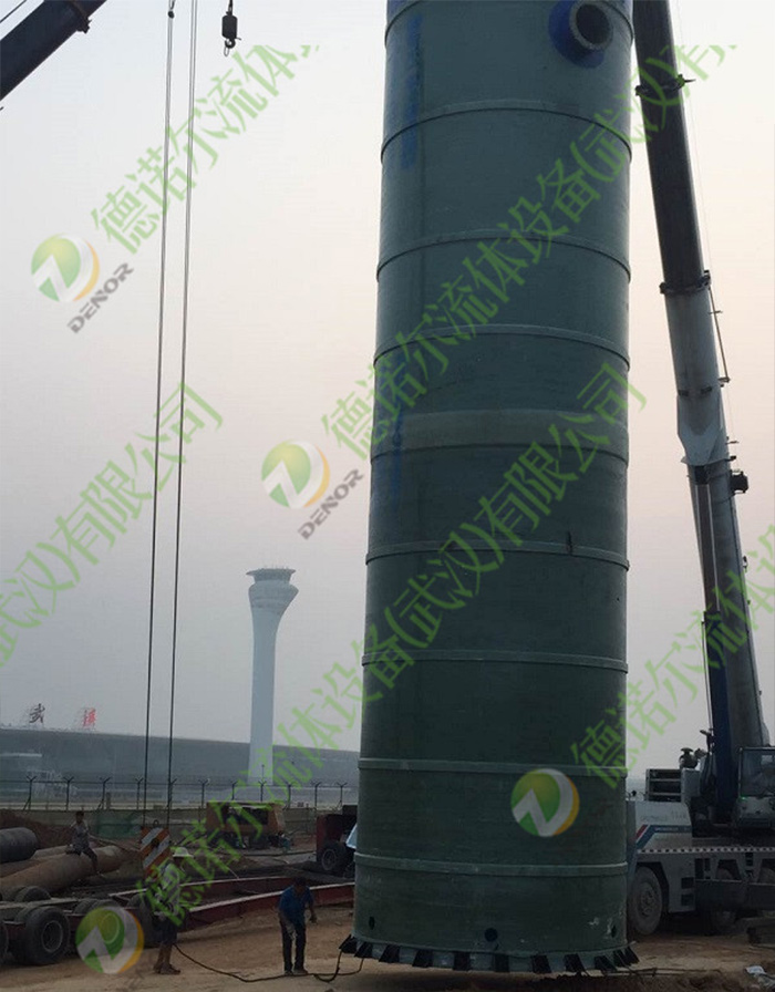 一體化預(yù)制泵站天河機(jī)場現(xiàn)場安裝圖