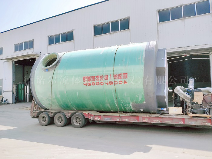 河南兩臺一體化預(yù)制泵站項目正在進行 河南兩臺一體化預(yù)制泵站項目正在進行